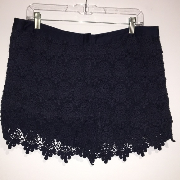 Joe Fresh Pants - Joe Fresh Navy crochet shorts Sz 10